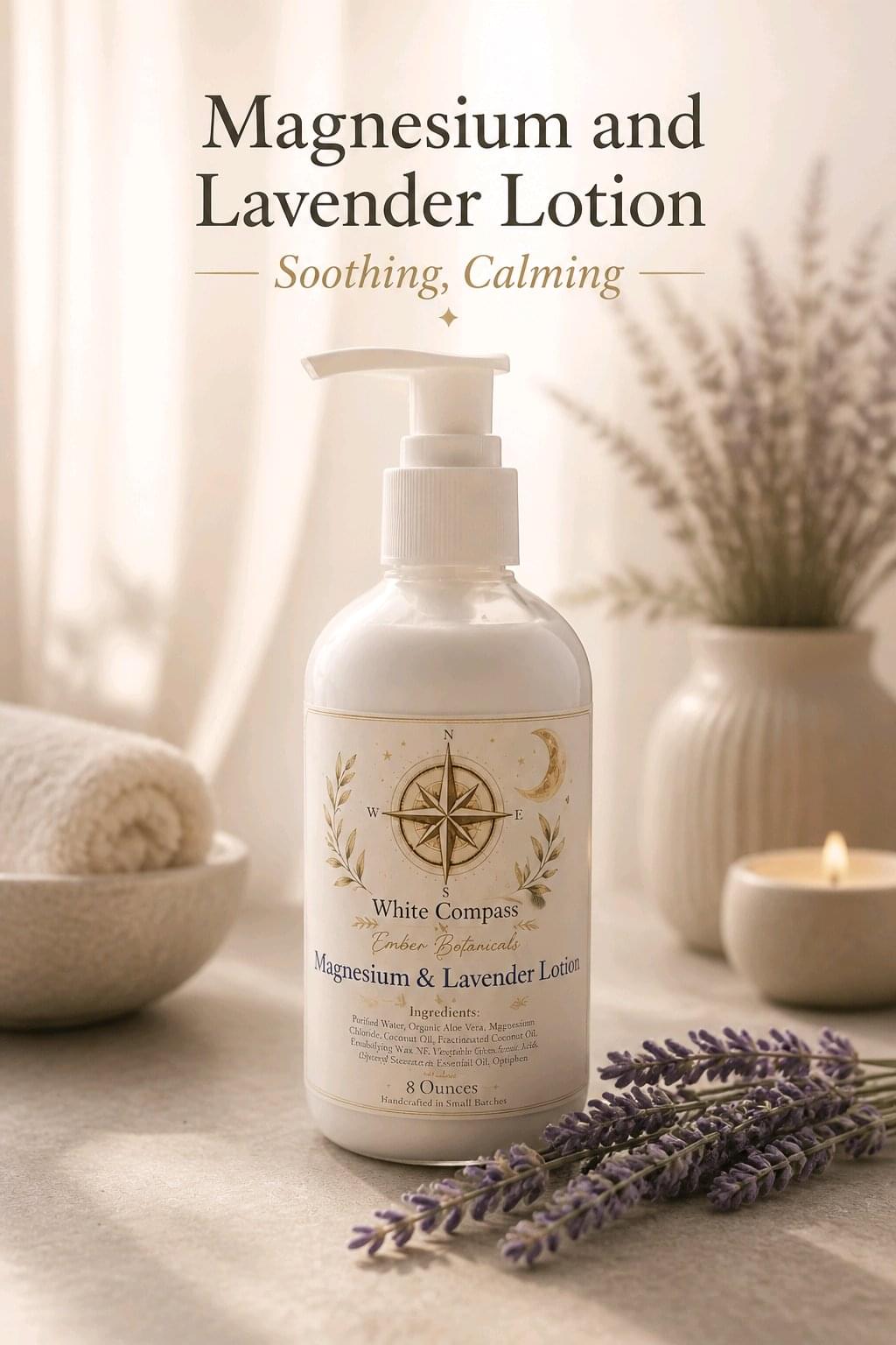 Magnesium and Lavender Lotion (8 oz).