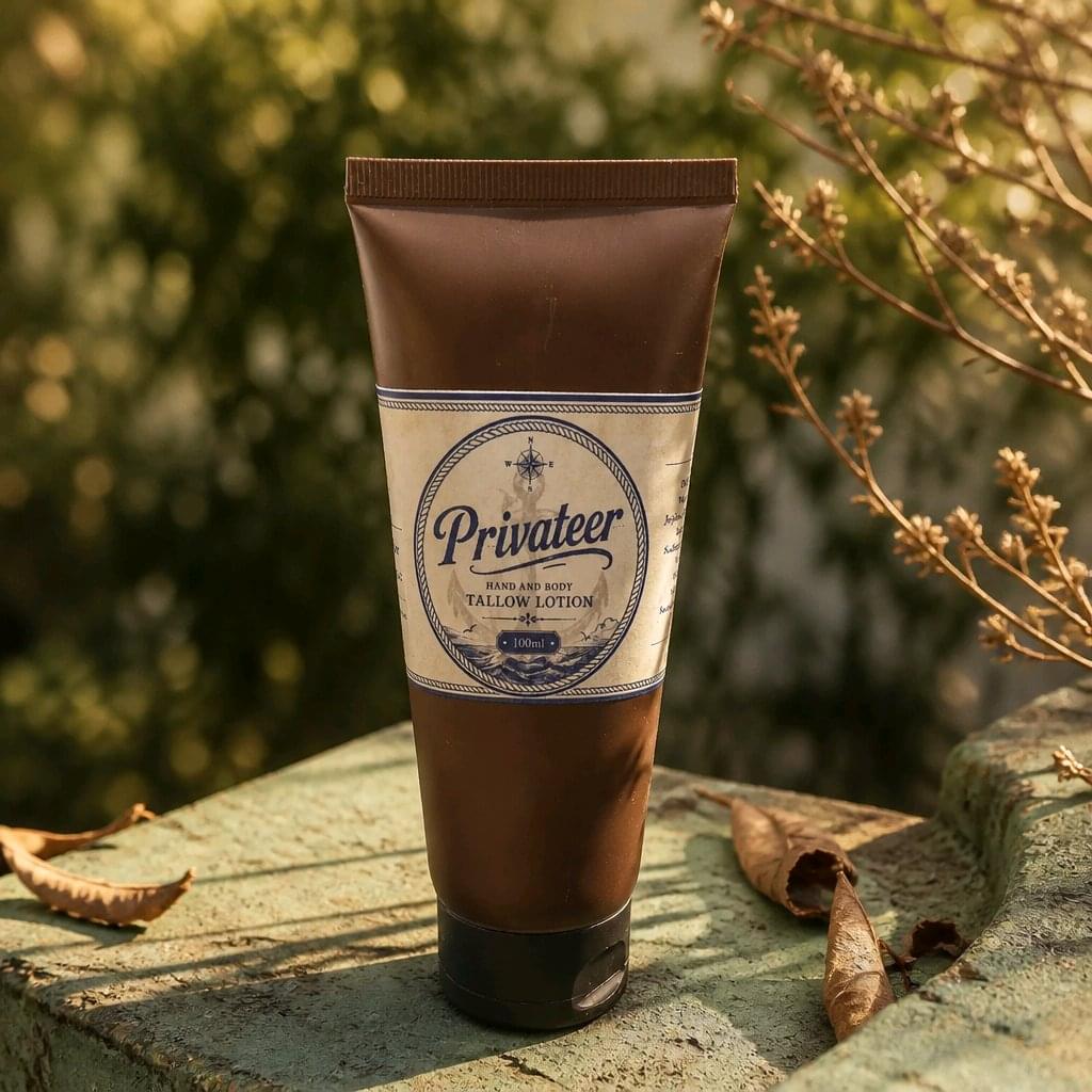 Privateer Hand and Body Lotion.