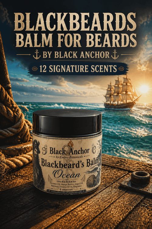 Black Anchor – Beard Balm (4 oz).