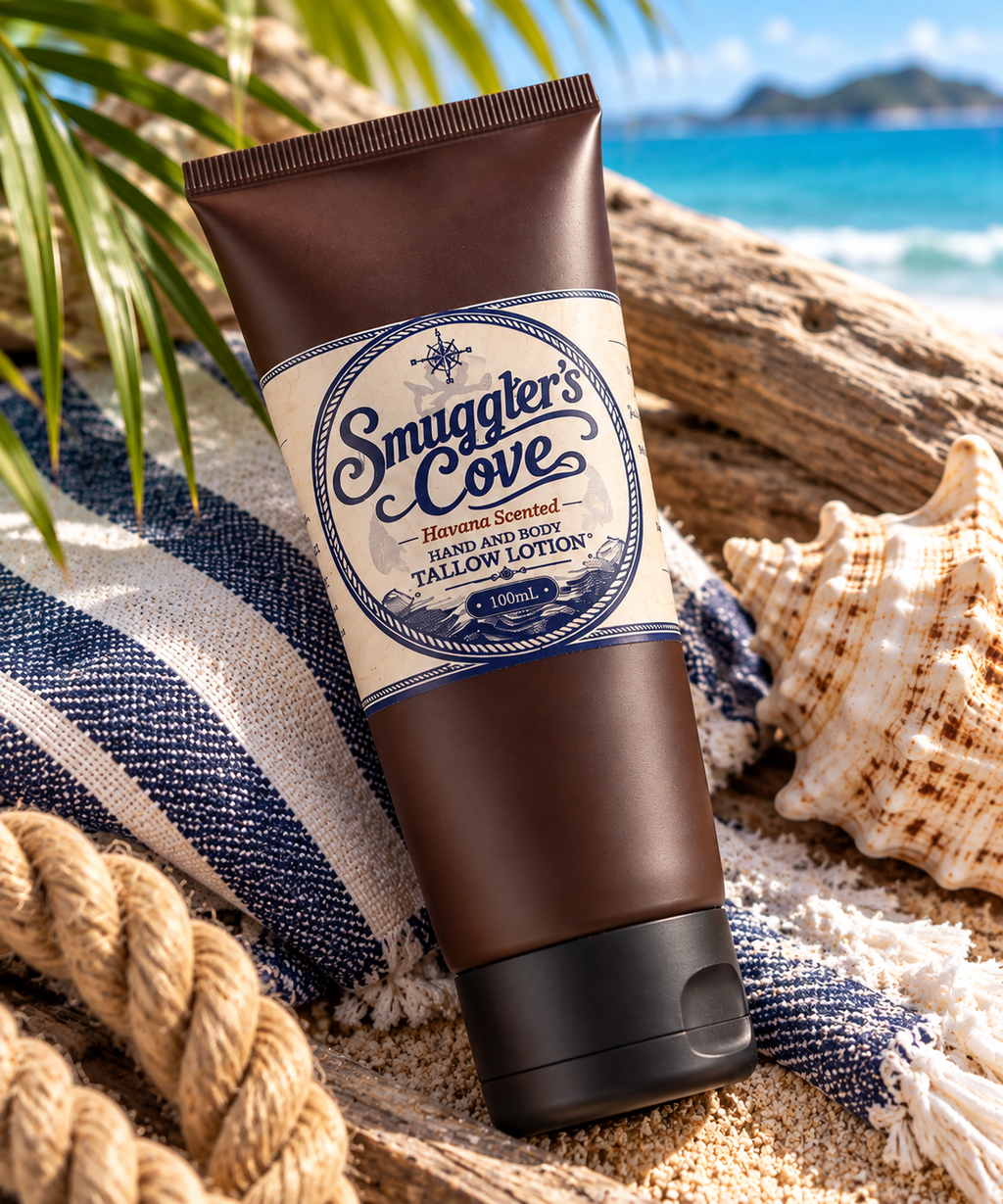 Smuggler's Cove Hand and Body Lotion.