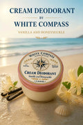 White Compass – Vanilla and Honeysuckle Natural Deodorant.