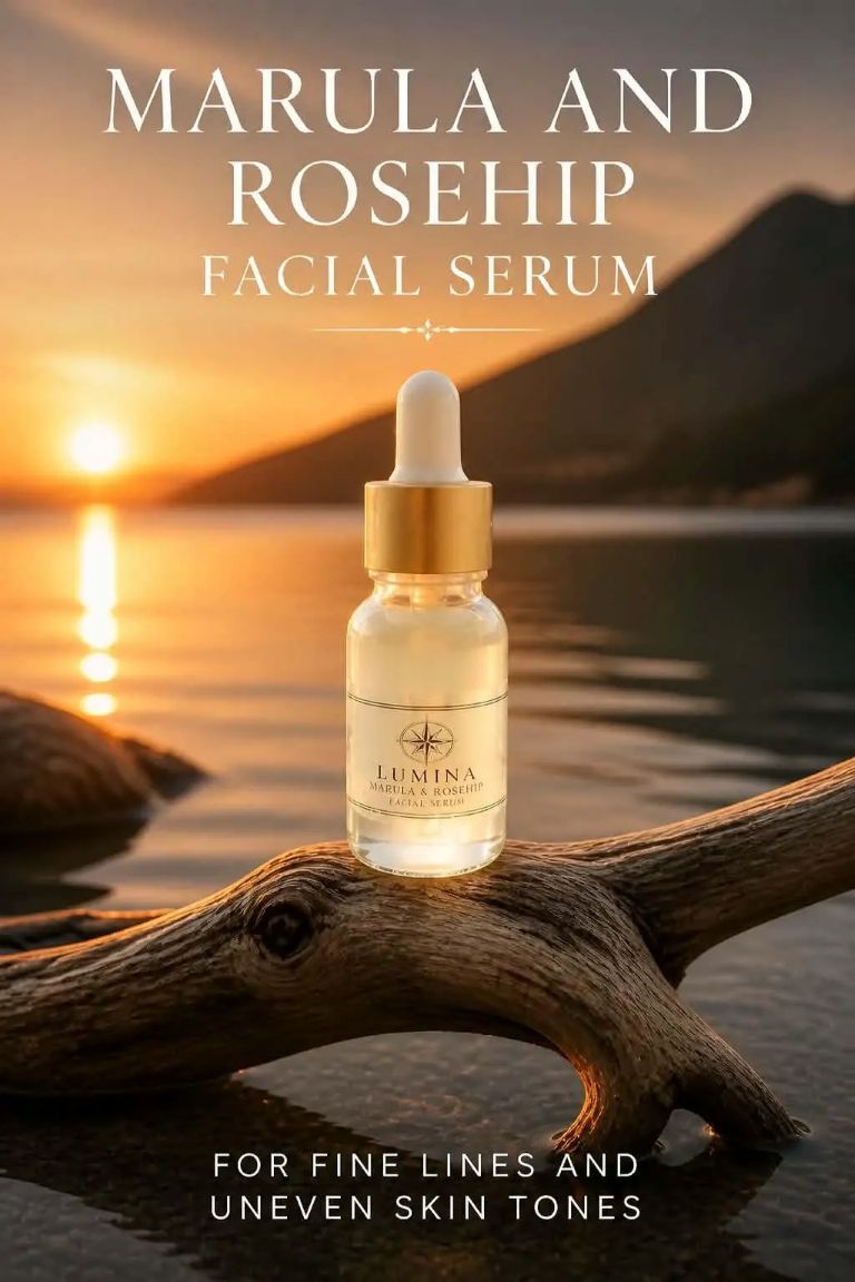 White Compass – Lumina Marula Oil and Rosehip Oil Serum (1 oz).