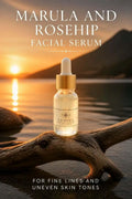 White Compass – Lumina Marula Oil and Rosehip Oil Serum (1 oz).