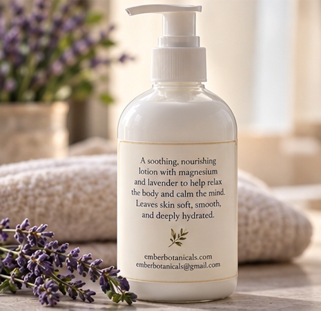 Magnesium and Lavender Lotion (8 oz).